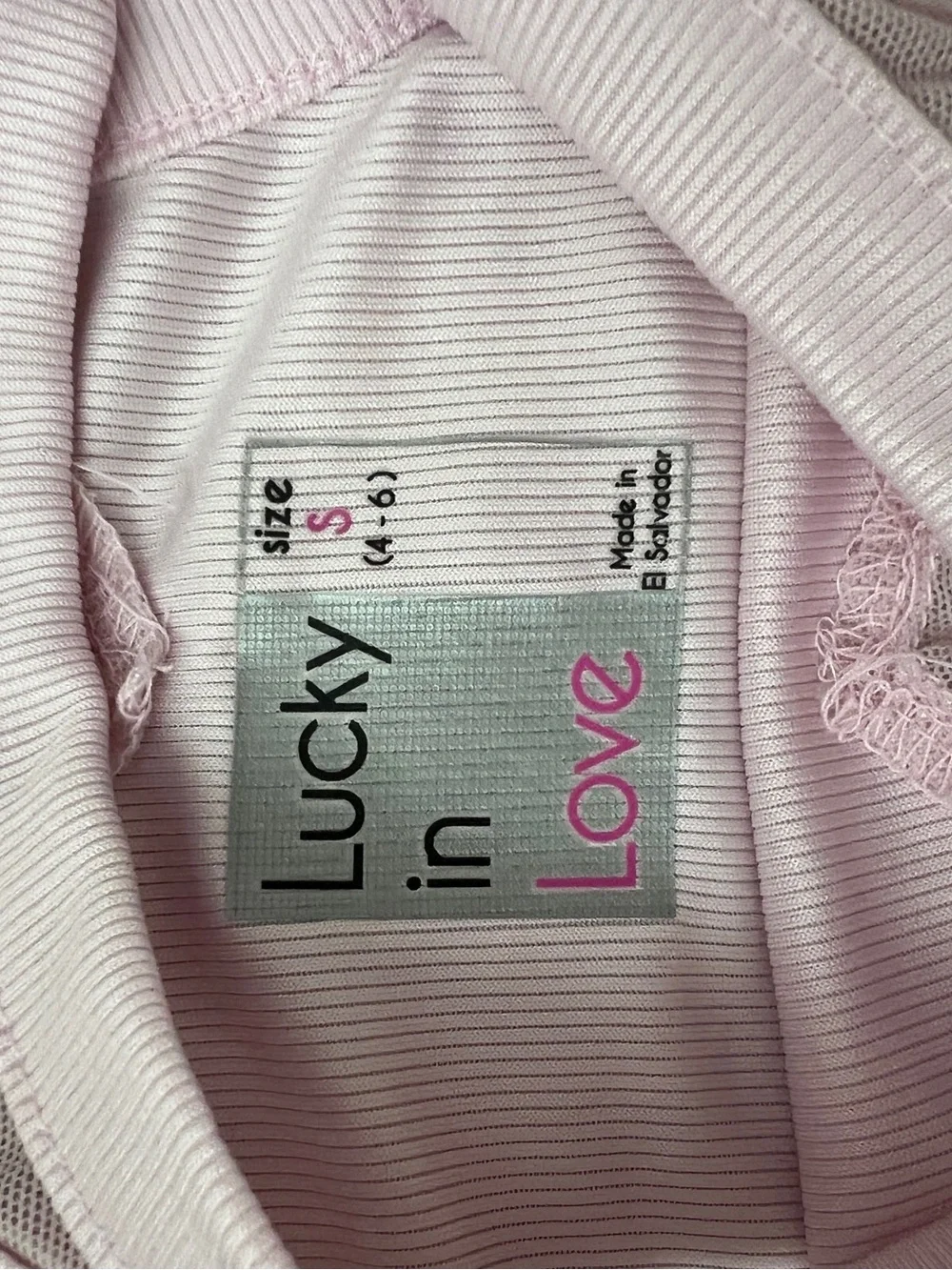 Light Pink Ribbed Racerback Tank Top - Picture 3 of 6